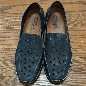 PIKOLINOS Jerez Navy Cutout Loafers size 39